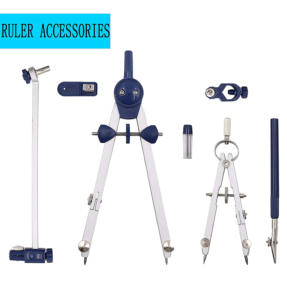 A46M-9Pc Drafting Compass For  - Math Geometry Set With Compass 评论和价格