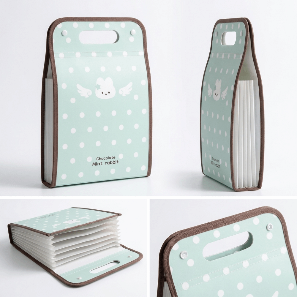 Expandable Polka Point Expandi - Expandable Accordion File Folder 13 Pockets 评论和价格